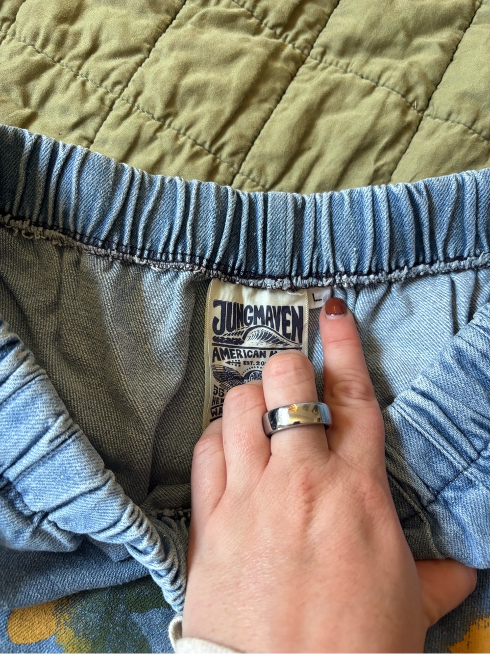 Jungmaven Floral Denim Disco Pant - Picture 5 of 7